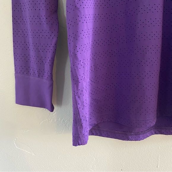 Zyia Active Women's Long Sleeve Purple Chill Tee Size  Medium - Picture 4 of 11